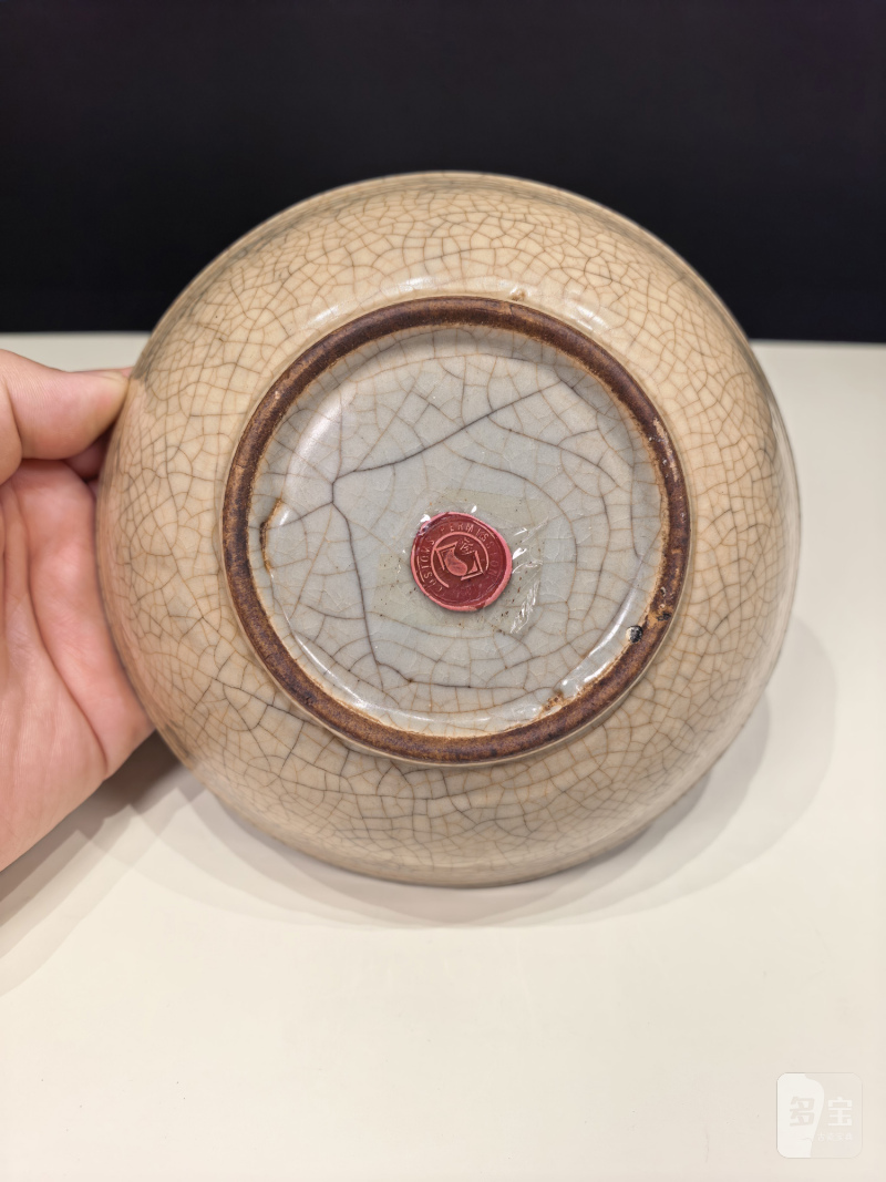 明 仿哥釉莲瓣碗 - 图7